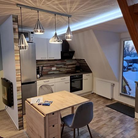 Gemütliche Dachwohnung mit oder ohne Dampfsauna mit Dachterrasse nebeneinander Wolmirstedt Exterior foto